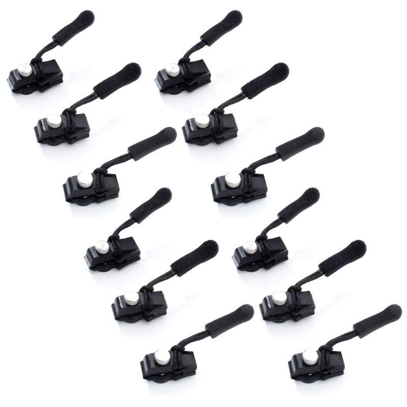 6/12Pcs 3 Different Size Zippers Fixer Repair Tool for Clothing Luggage Bag