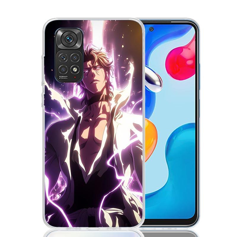 Aizen Sousuke Bleach Phone Case For Xiaomi Redmi Note 15 14 13 12S 12 Pro Plus 11S 11E 11 11T 10S 10 Art Soft Pattern Cover Redm