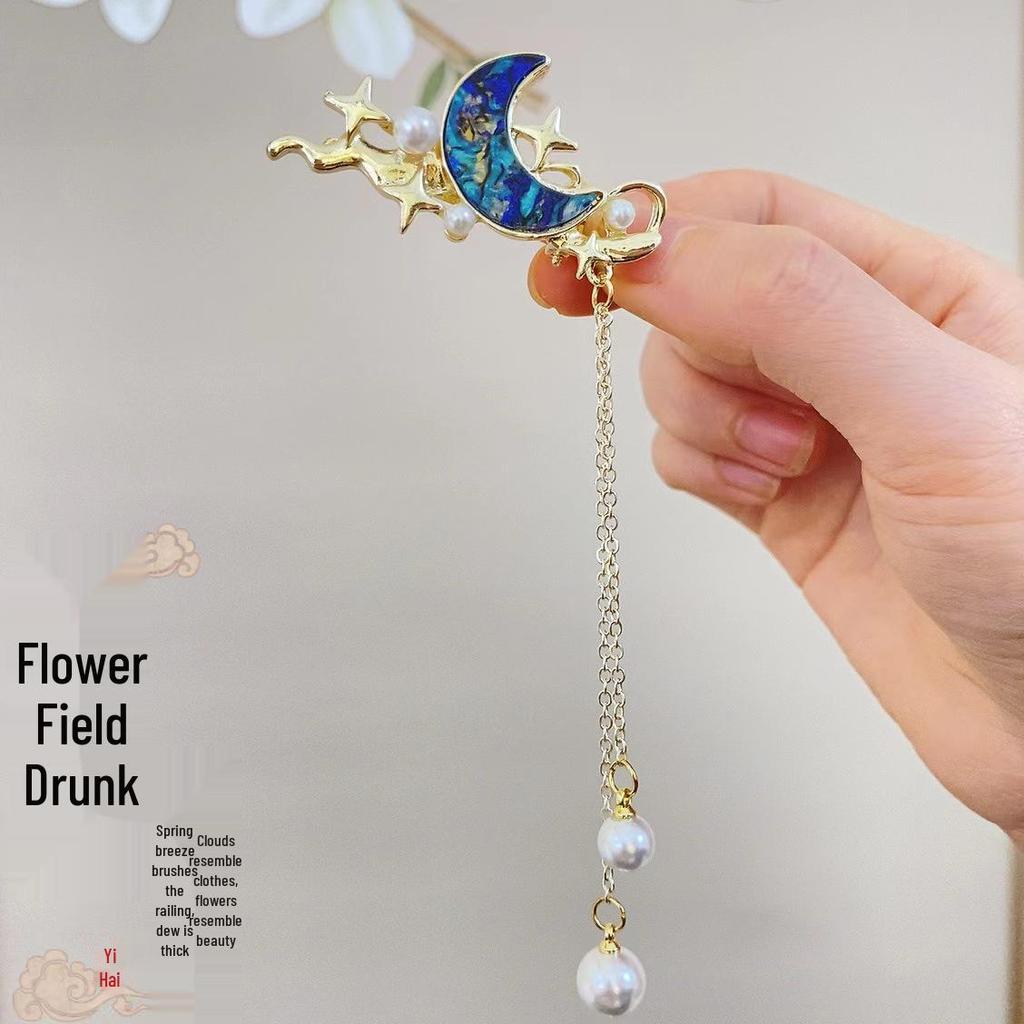 Elegant Hanfu Butterfly Hair Clip with Tassel Accent – Exquisite Chinese Style Side Hairpin