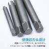 M4-M22 Tap Extractor Set, Screw Extractor, Broken Screw and Bolt Extractor, Stripped Screw Tap Extractor Set, Remover of Broken Heads and Taps, Screw