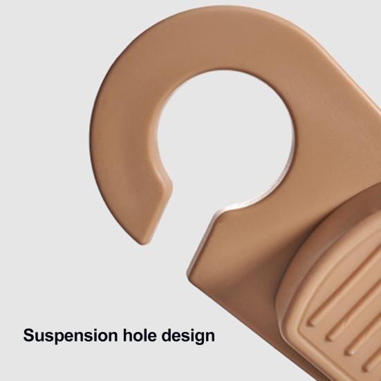 Yousheng 2Pcs Door Stoppers Wear Resistant Non-Slip Design Universal Easy to Install Home Safety Shock-Absorbent Door Wedge