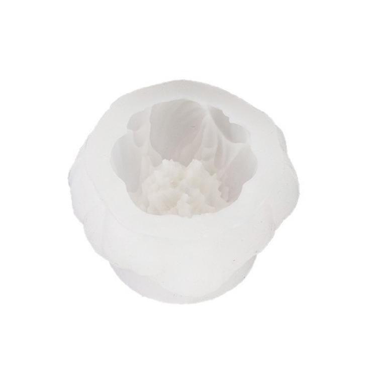 Paeonia Lactiflora Flower Silicone Molds Easy Demolding Silicone Baking Mould for Handmade Candle Soap and Resin Casting