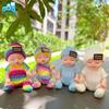 MORYTRADE Doll Set of 4 Mini Size with Dress Interior 4 Brightly Colored Dolls Costumes, Up, Object, 6+,