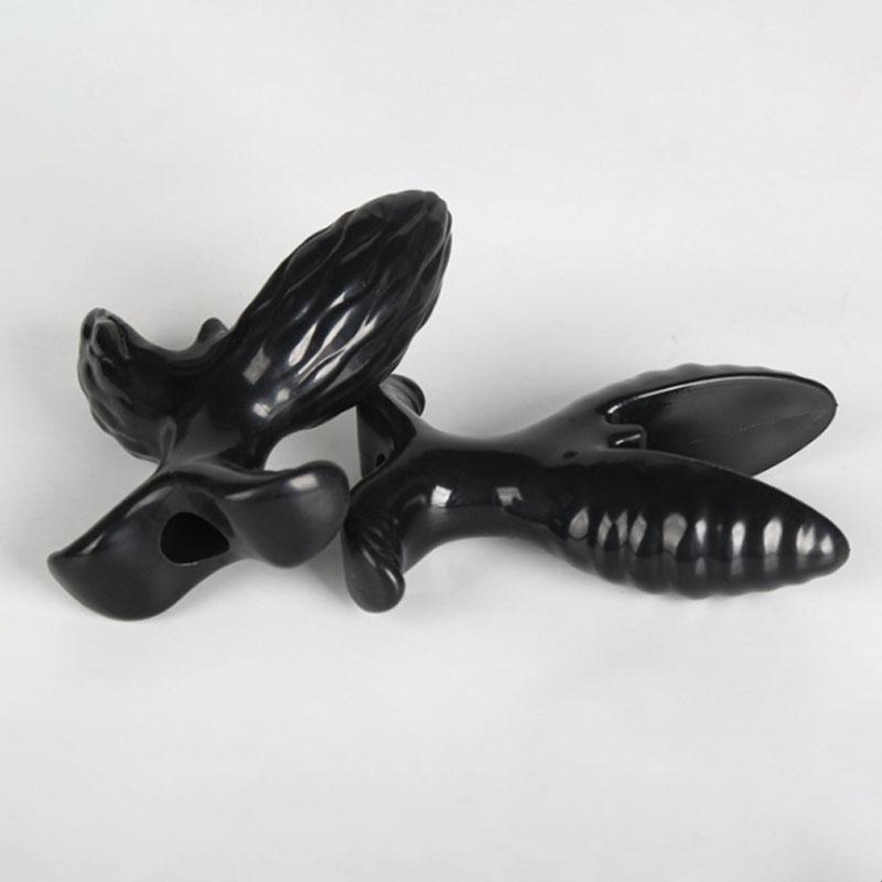 10 Frequency Vibration 4 Sizes Silicone Anchor Flared Expanding Butt Plug, Ass Expander Stimulator for Men, Women or Couples