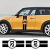 Autoaufkleber Nummer 20 Streifen Vinyl-Aufkleber für MINI Cooper S JCW R55 R56 F55 F56 R60 F60 F54 Auto Tuning Dekoration Zubehör