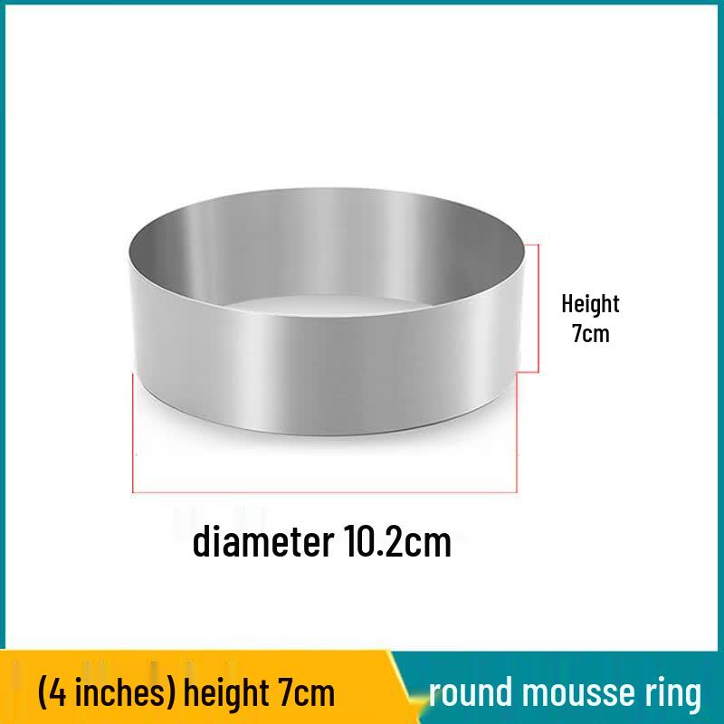 Draymond Stainless Steel Adjustable Mousse Ring 7x4 inches