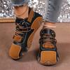 Women's Lace Up High Top Shoes Breathable Fashionable Soled Shoes Outdoor Walking Waterproof Multifunctional Women's Bare Boots