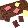 4pcs Non Stick Waffle Bar Mould Rectangle Shape Chocolate Baking Mold Candy Making