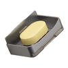Plastic Soap Dish Organizer with Draining Tray for Bathroom Countertop Sink Shower Storage Rack Kitchen Sponge Holder