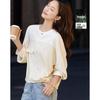 Demana Women's Sand Wash Air Layer Loose Sweatshirt