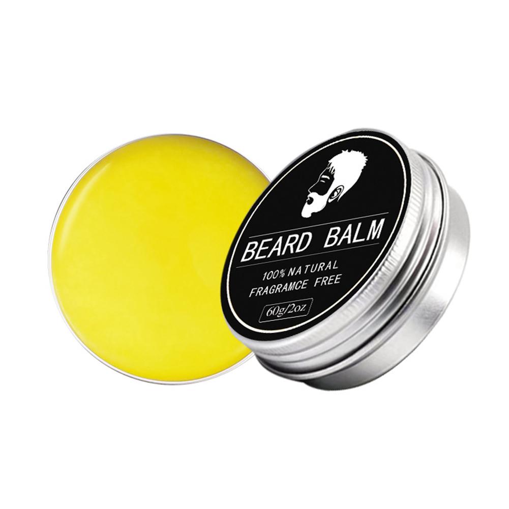 Kit de croissance de barbe professionnel pour hommes, baume à barbe naturel, cire hydratante, crème de soin pour barbe propre et élégante