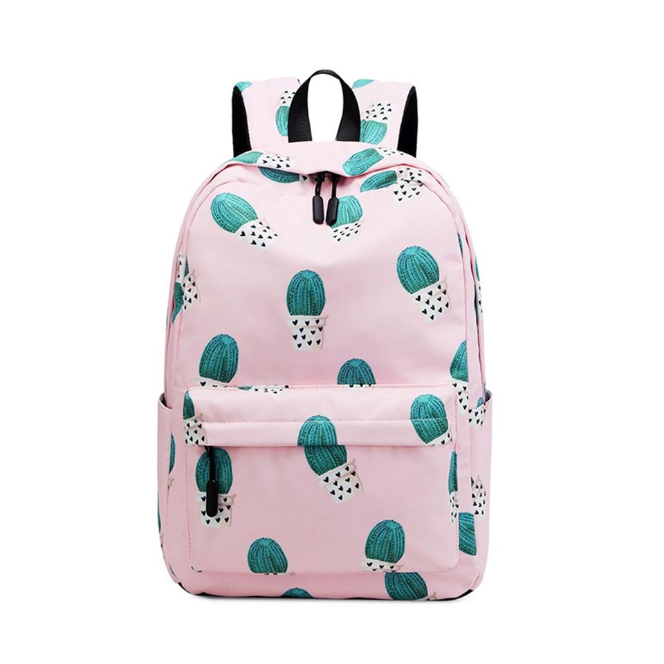Kaktusmuster Kinder Schulrucksack Mädchen Damen Reise Laptop Buchtasche Taschen Lässiger Tagesrucksack Kinder Schultaschen Schultaschen