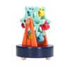 Wooden Ferris Wheel Music Box Retro Cartoon Colorful Music Box with Ferris Wheel for Children