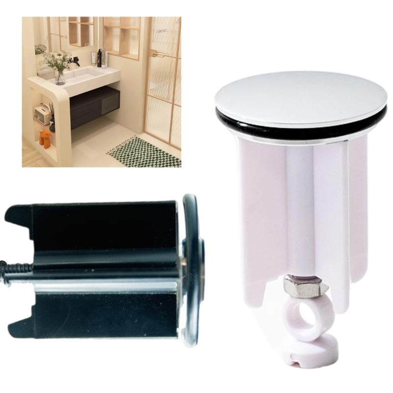 2Pcs Universals Sink Plug Replacement Drain Plug Height Adjustable Sink Stoppers Bathroom Accessories Quick Installation