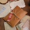 Zakka Retro Kraft Paper Envelope Set: Creative Nostalgic Postcard Storage with Wax Seal.