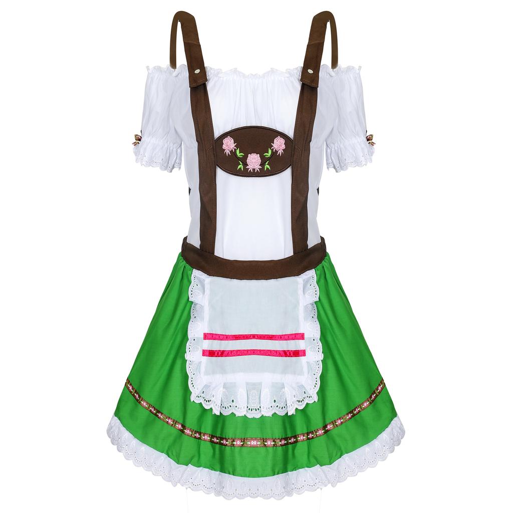 Germany Bavarian October Festival Beer Dress, Game Uniform Copay Clothing Women's Oktoberfest Clothing