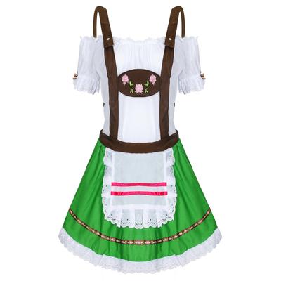 Německo Bavorský Říjnový Festival Pivo Šaty, Hra Uniforma Spoluúčast Oblečení Dámské Oktoberfest Oblečení
