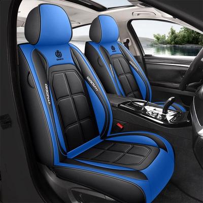 Universal PU Leather Car Seat Cover - Full Wrap, All-Season, Single Piece Cushion