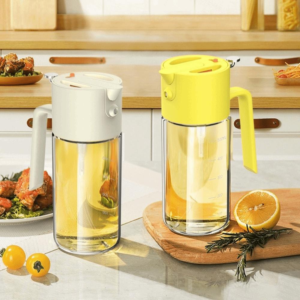 Auslaufsichere Öl-Sprühflasche mit Ausgießer-Düse Ölkanne Ölflasche Spender Küchenhelfer