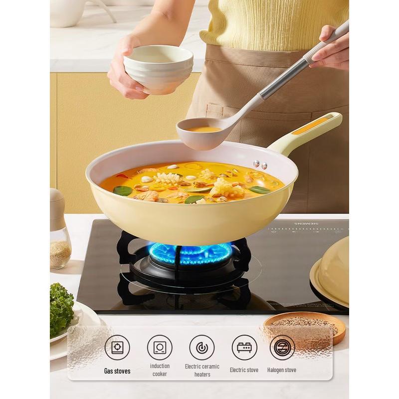 COOKER KING 30cm Titanium Ceramic Non-Stick Wok