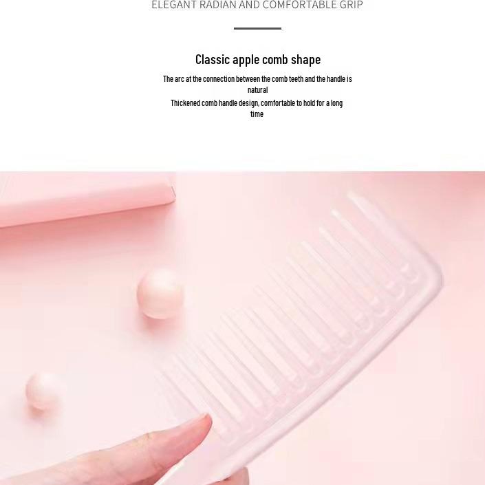 Wanfei Wide-Tooth Hair Comb for Thick Hair and Scalp Massage