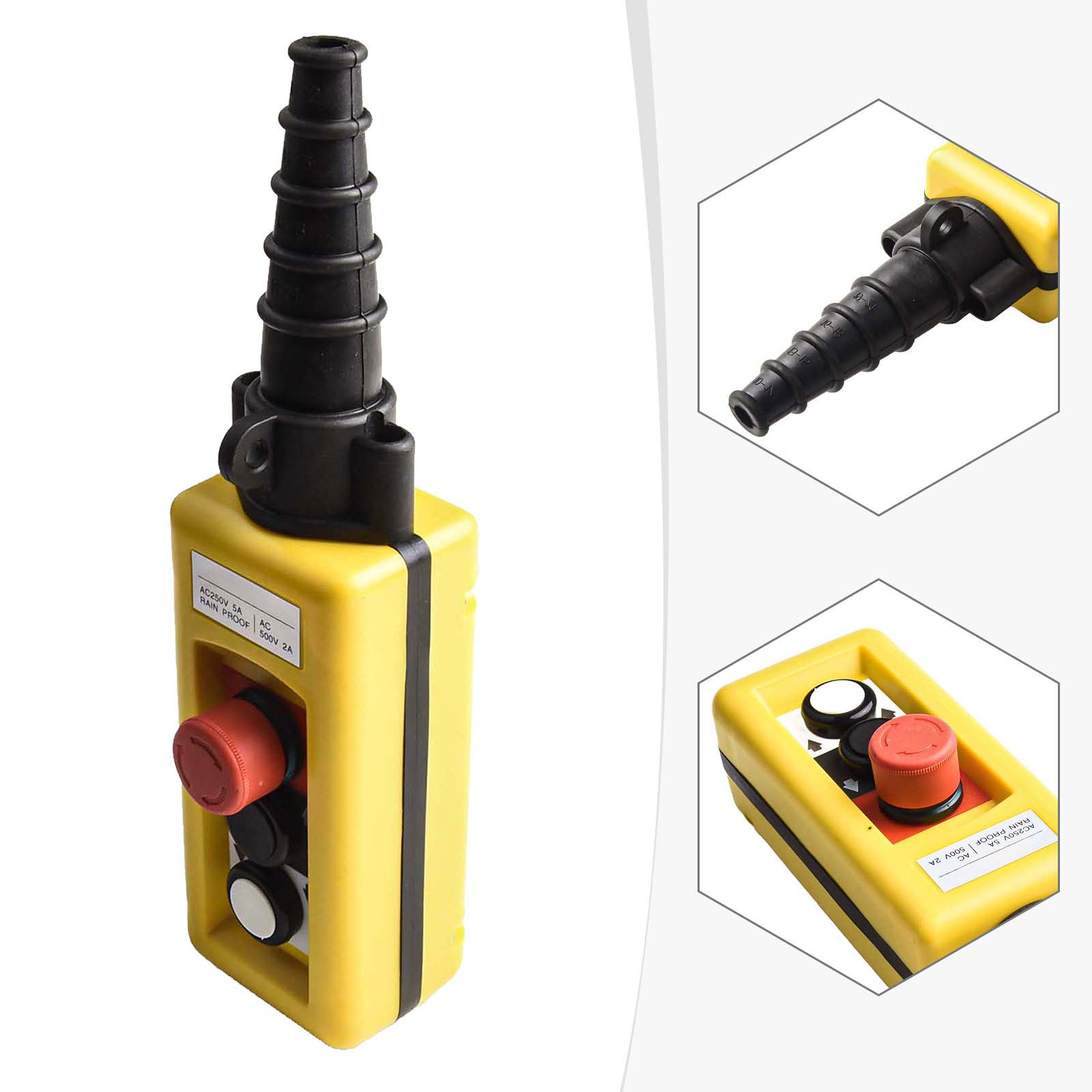 

Multi Purpose Hoist Crane Pendant Control Box Reliable Engineering Plastics Suitable for Outdoor Transportation Machine China Mainland