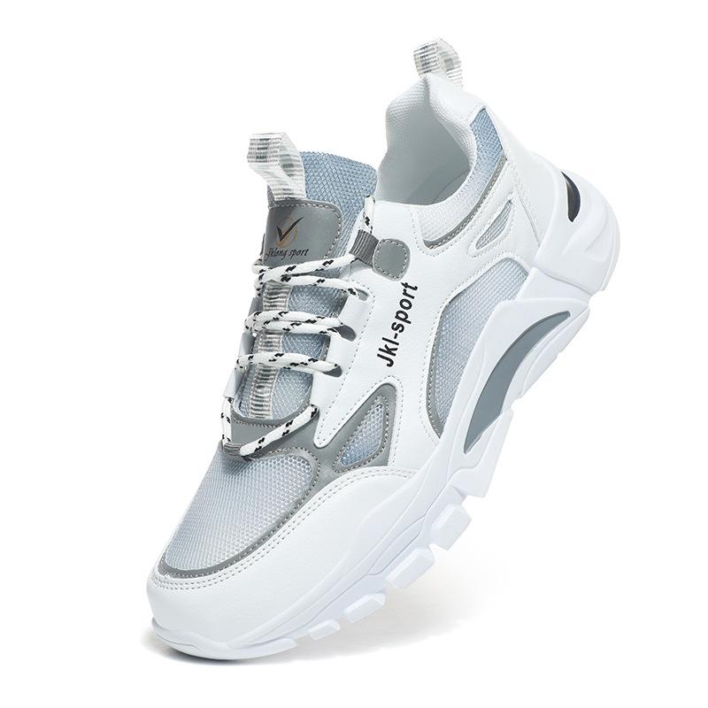 Luminous dad shoes summer mesh breathable sports shoes casual youth sports students running shoes 37