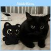 Simulated Cat Black Plush Toy Keychain Wallet Stuffed Doll Girls Birthday Gift