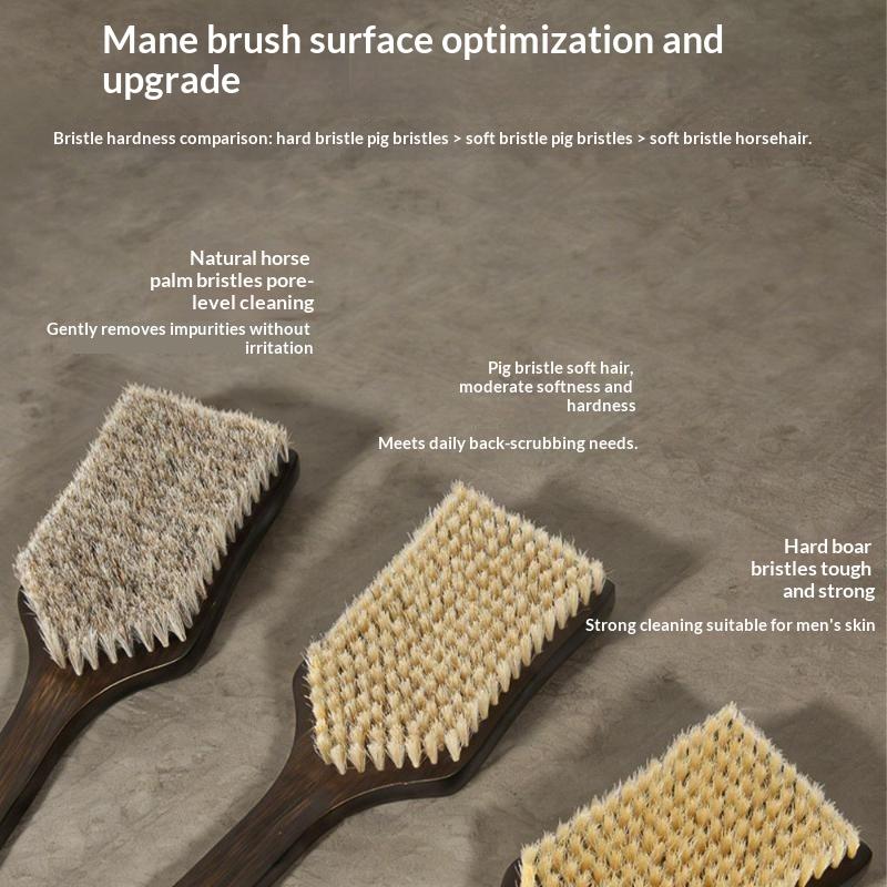 55Cm/45Cm Back Scrubber For Shower With Curved Long Handle Wet Dry Brushing Body Brush Back Scrubber Bath Tool For Men Women