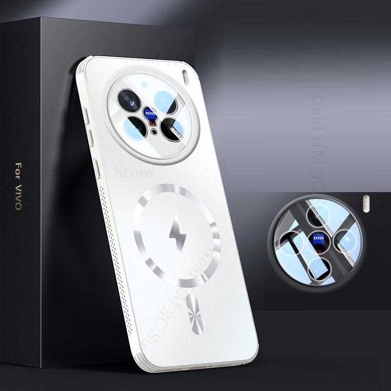 For Magsafe Magsafing Magnetic Case For vivo iQOO Neo10 Pro Cooling Heat Dissipation Cover iQOO 13 12 Pro Camera Lens Protector