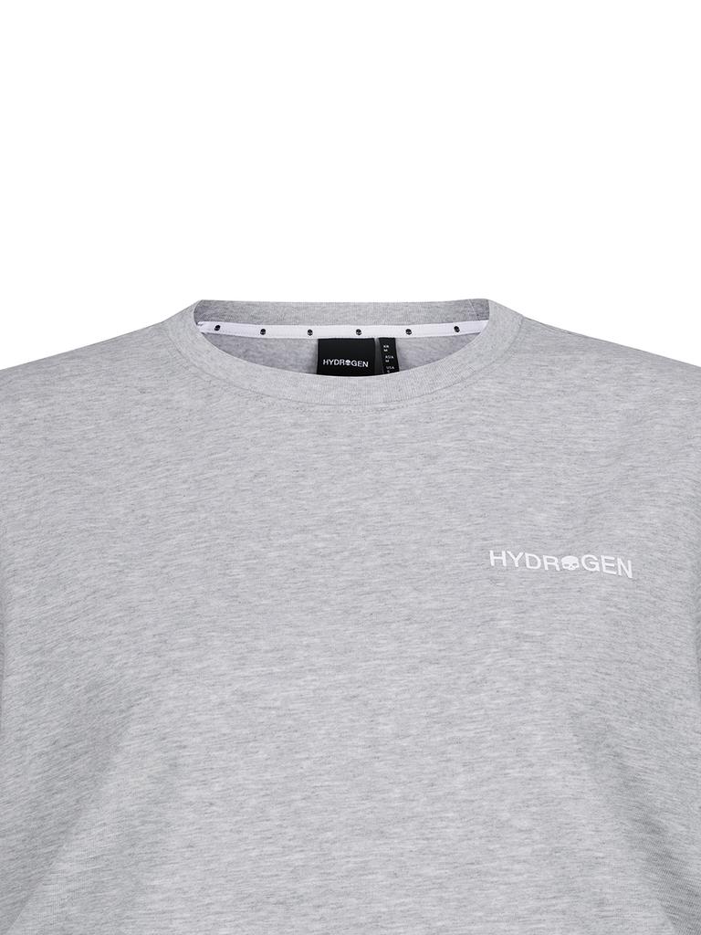 HYDROGEN Women'S Basic Small Logo Short Sleeve Round Neck