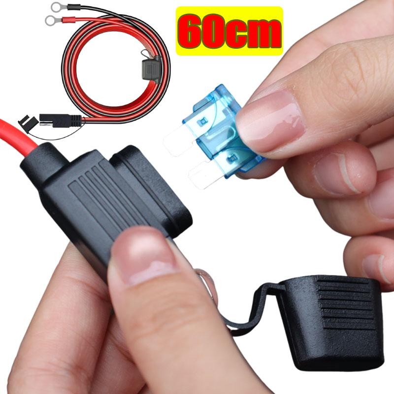 Cord 16AWG Car Extension Cable Battery Charging Cable SAE Waterproof Solar Vehicle Battery Power Cable To SAE 12V-36V Solar Plug