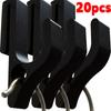 1/20pcs Bathroom Shower Door Hooks Waterproof Heavy Duty Hook Home Towels Clothes No Drill Installation Storage Organization