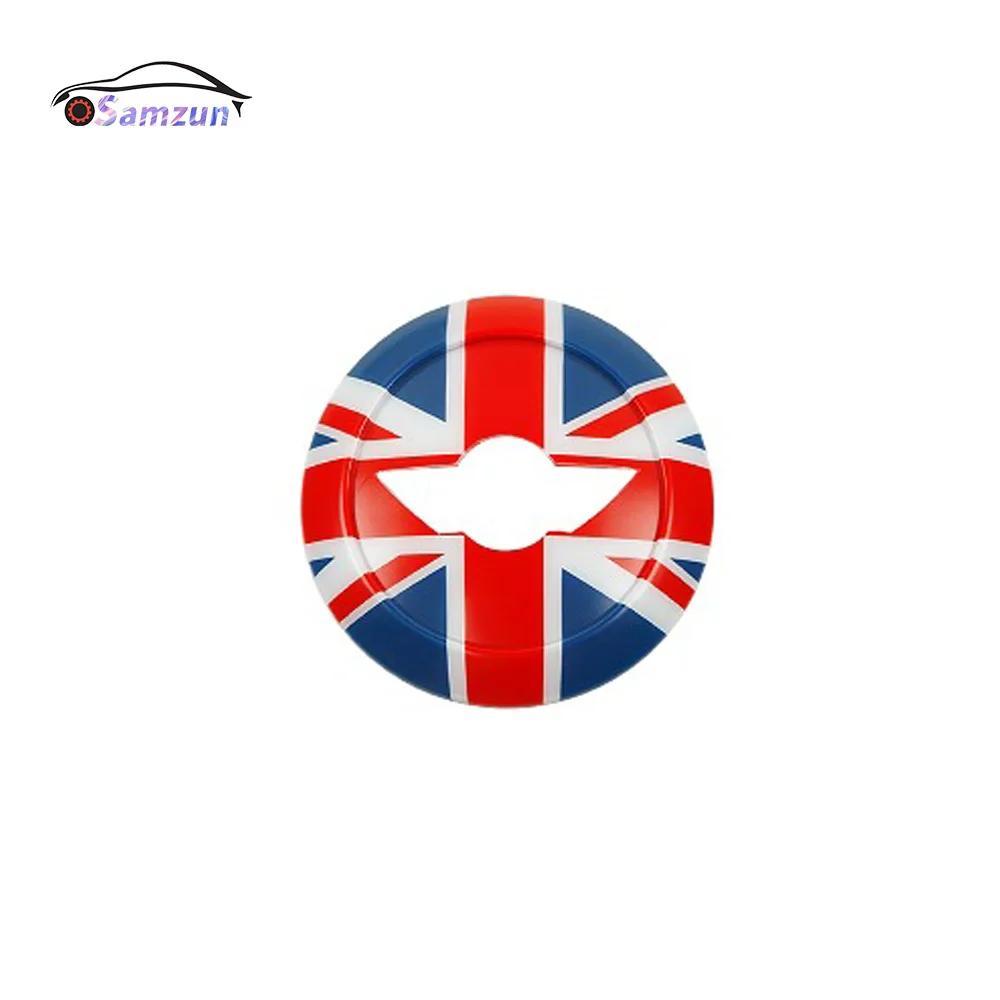 For MINI Cooper R50 R52 R53 Interior Trim Sticker Accessories Car Steering Wheel Center Cover Styling Decoration Middle Panel