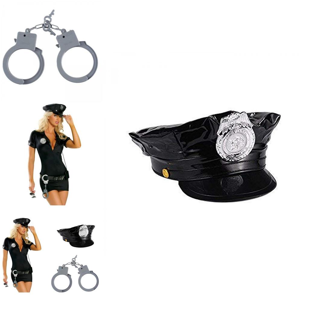 Sexy Adult Women's Police Uniform Halloween Costume