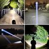 8800000LM High Power LED Flashlight USB Rechargeable Tactical Flashlight Zoom Waterproof LED Torch for Outdoor  Hiking Emergency