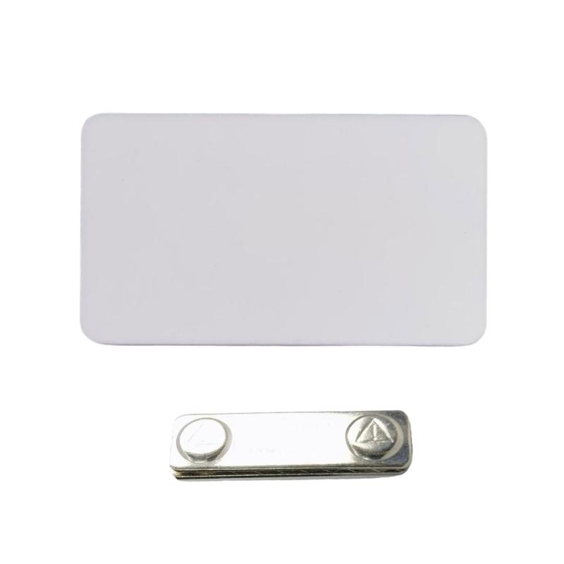 Fashionable Sturdy Acrylic Badge for Heat Transfer and Sublimation Techniques Personalize Designs Elegant Styles