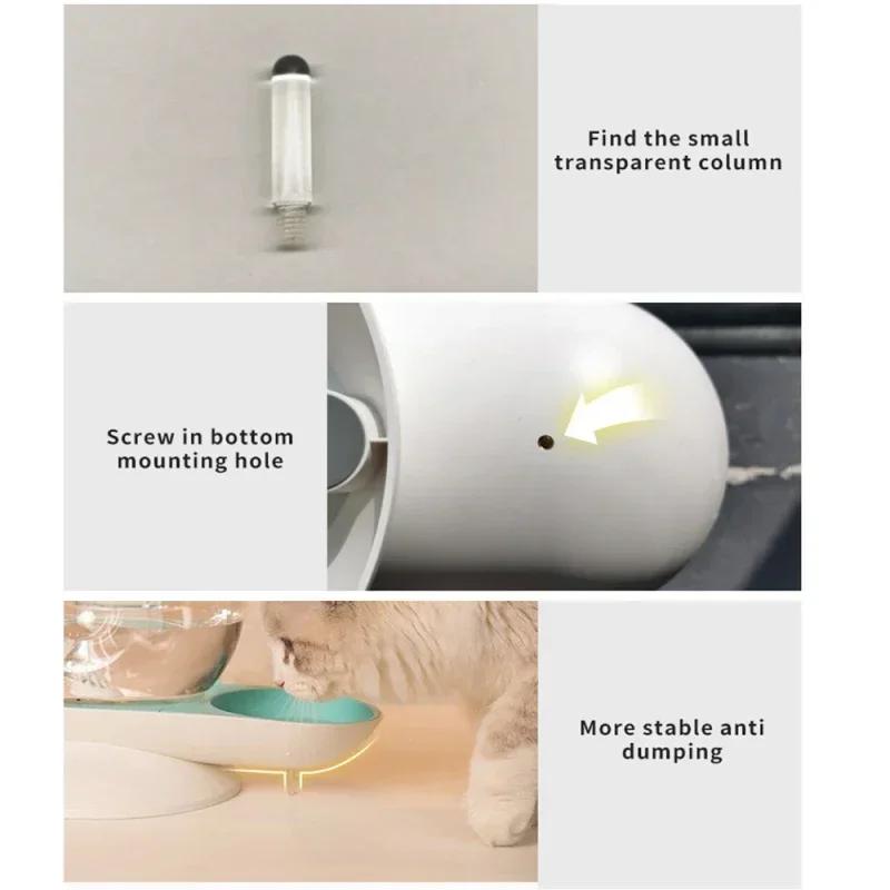 Drinking Bowl Large Capacity Filter Kitten Drinker No Electricity Pet Accessories Cat Automatic Water Dispenser Dog Snail