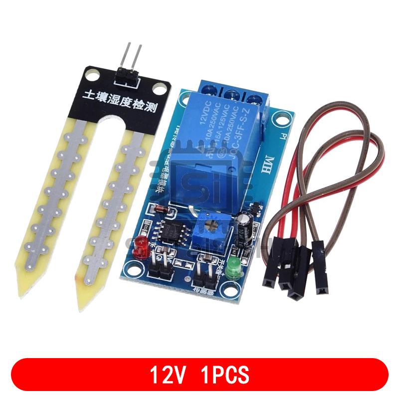 1-5PCS Smart Electronics 3.3V 5V 12V Soil Moisture Hygrometer Detection Humidity Sensor Module For arduino Development Board