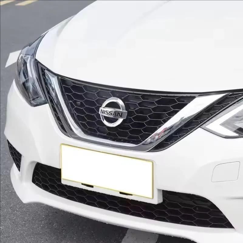 Car Front Grille Emblem Rear Trunk Logo Badge Sticker Accessories For Nissan X-trail Qashqai Note Juke Sentra Patrol Navara Micr
