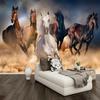 3d Stereo Horse Animal Wall Mural Living Room Study Classic Home Decor Wallpaper Fresco