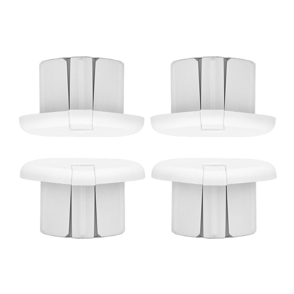 4PCS Cable Pass Through Grommets Cord Sleeves for Rectangular V2 Replacement Cable Ethernet Adapter