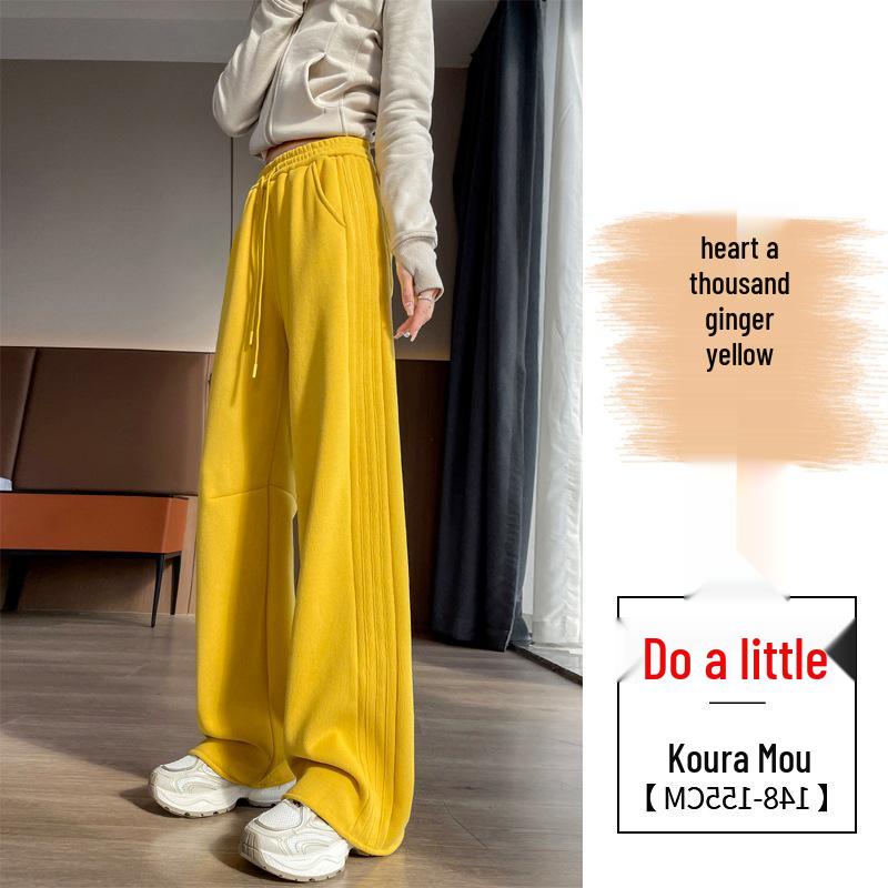 

Женские брюки-бананы с высокой талией, облегающие, с широкими штанинами - Весенняя мода Large