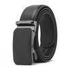Frosted Automatic Buckle Edge Two-Layer Cowhide Belt, Business And Leisure Men'S Trendy Belt