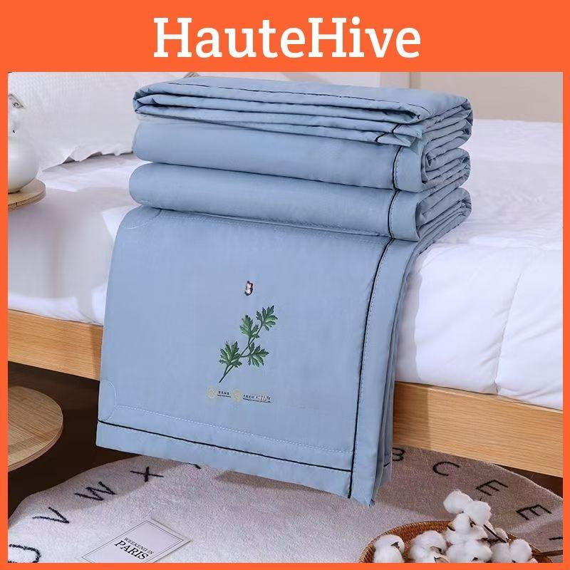 Mosquito Insect Repellent Proof Lightweight Quilt Machine Washable Cool Silk