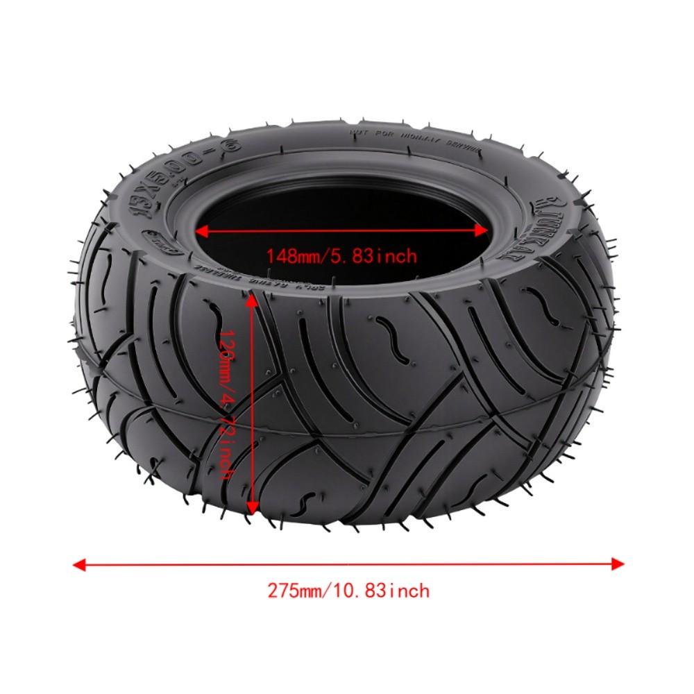 Anti Slip Tread Vacuum Tire 13x5.00-6 Replacement Tire Durable Tubeless Tire For ATV
