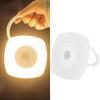 LED Rechargeable Night Light Induction Infrared Lamp Remote Control ABS PC Warm Light
