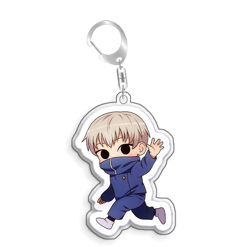 Für Jujutsu Kaisen Toge Inumaki Yuji Itadori Nobara Kugisaki Acryl Selbstgemacht Cartoon Anime Schlüsselanhänger Anhänger Spielzeug Geschenk 5cm 5cm