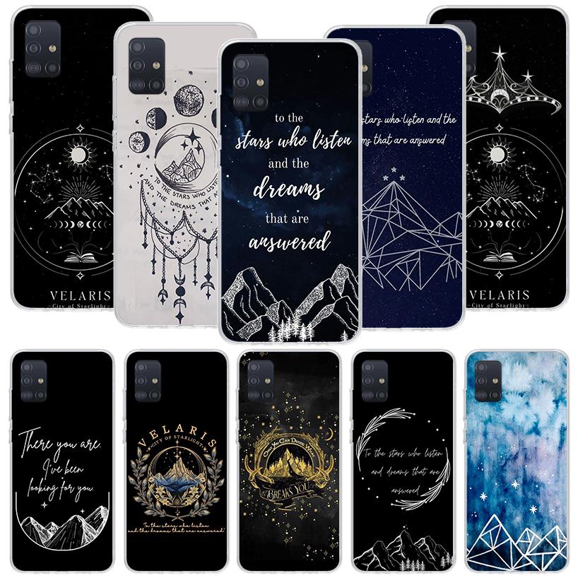 A Court of Mist Fury Sarah J Maas Phone Case For Samsung Galaxy A52 A32 A22 A12 A02S A50S A30S A51 A31 AA71 Note 20 Ultra 10 S10