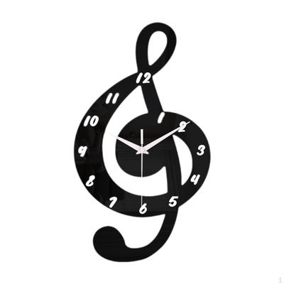 Wanduhr Hängend Schwarz Geschenke Arabische Ziffern Dekoration Acryl Ornament für Schlafzimmer
